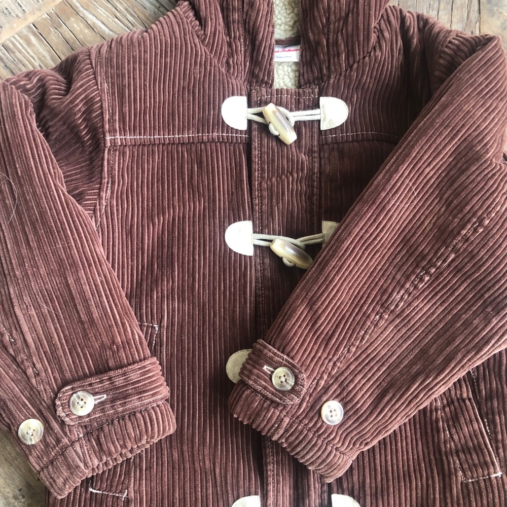 Hanna Anderson Corduroy Toggle Coat